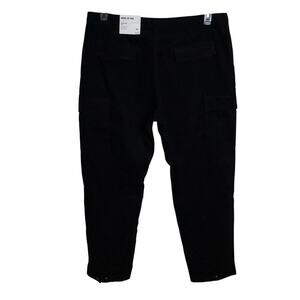 Mode of One Men's Regular-Fit Cotton Tapered Cargo Pants, Deep Black, 38 $70